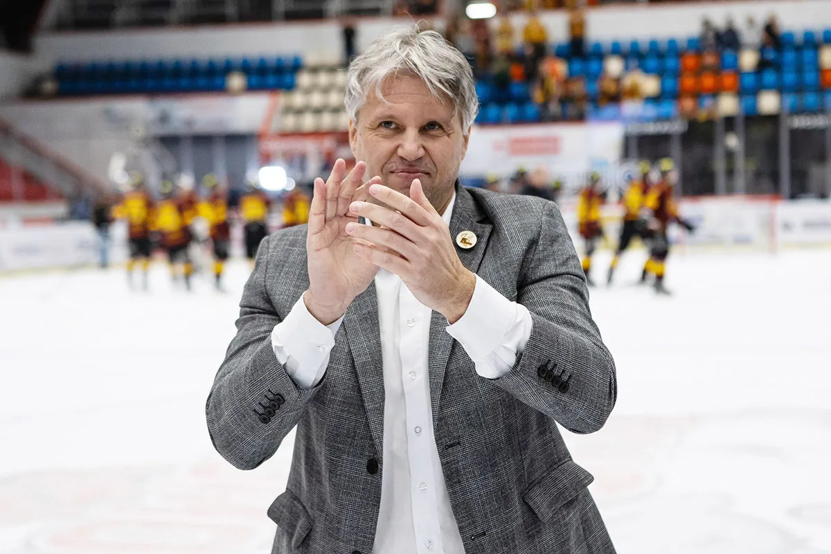 Trenér a jednatel HC Olomouc Jan Tomajko