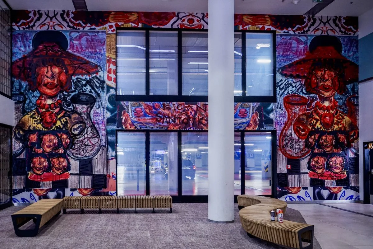 Šantovku oživil nový mural. Nese v sobě skrytý význam
