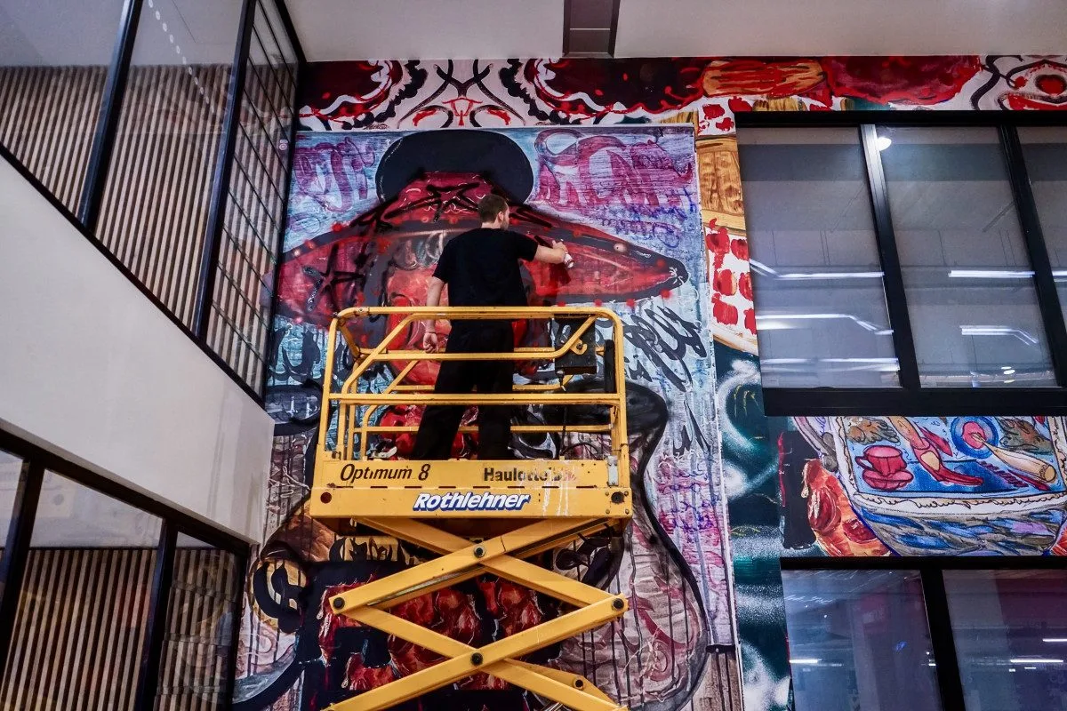 Šantovku oživil nový mural. Nese v sobě skrytý význam