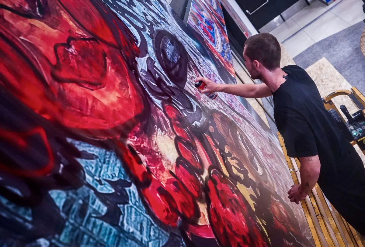 Šantovku oživil nový mural. Nese v sobě skrytý význam