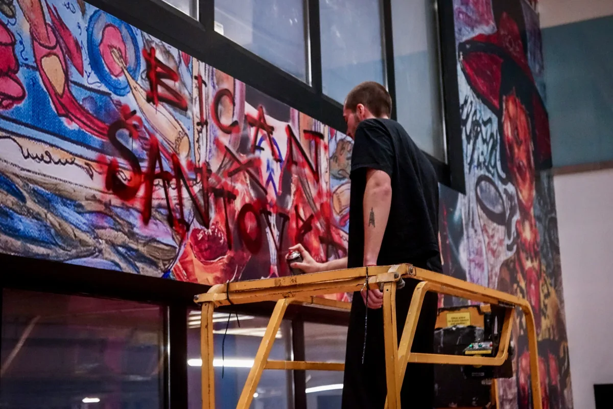 Šantovku oživil nový mural. Nese v sobě skrytý význam