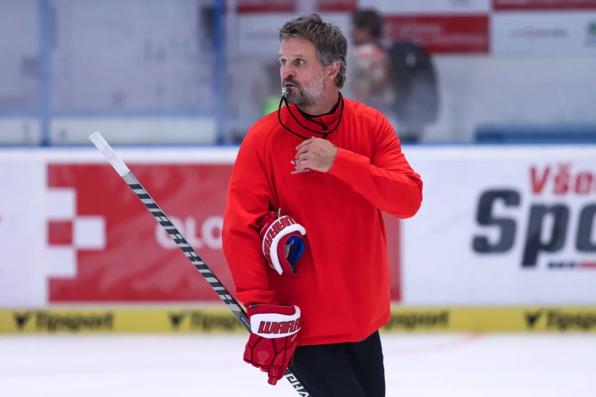 Trenér HC Olomouc Róbert Petrovický