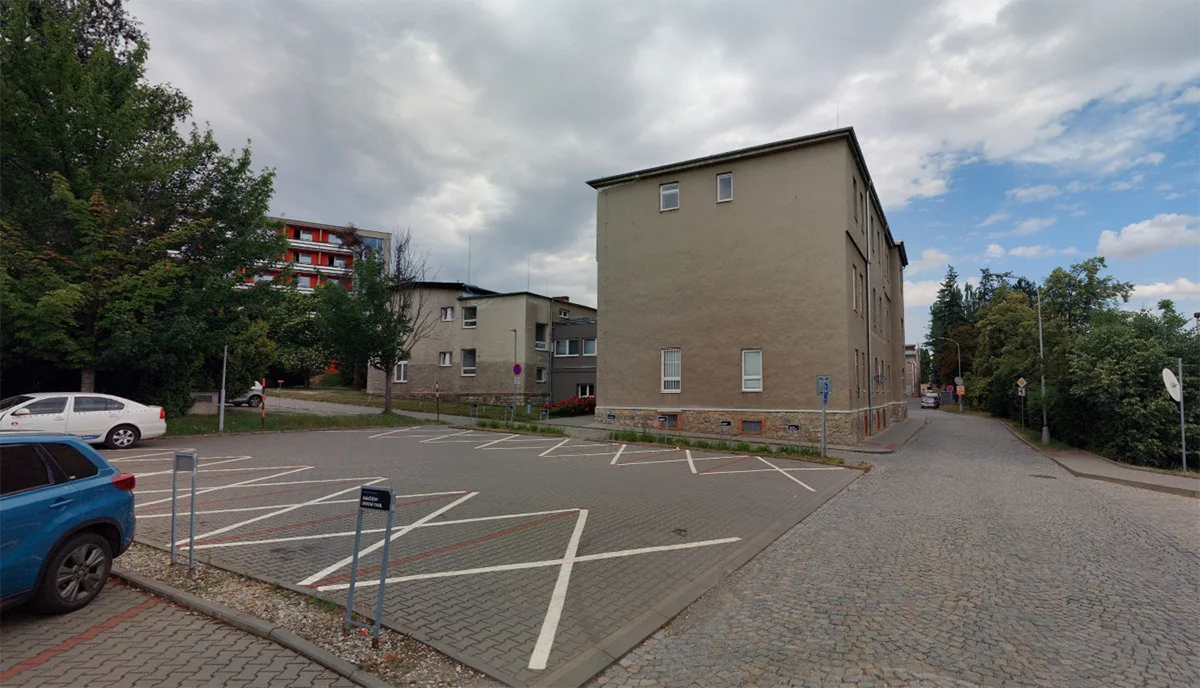 Stávající podoba budovy WA - ředitelství FN Olomouc