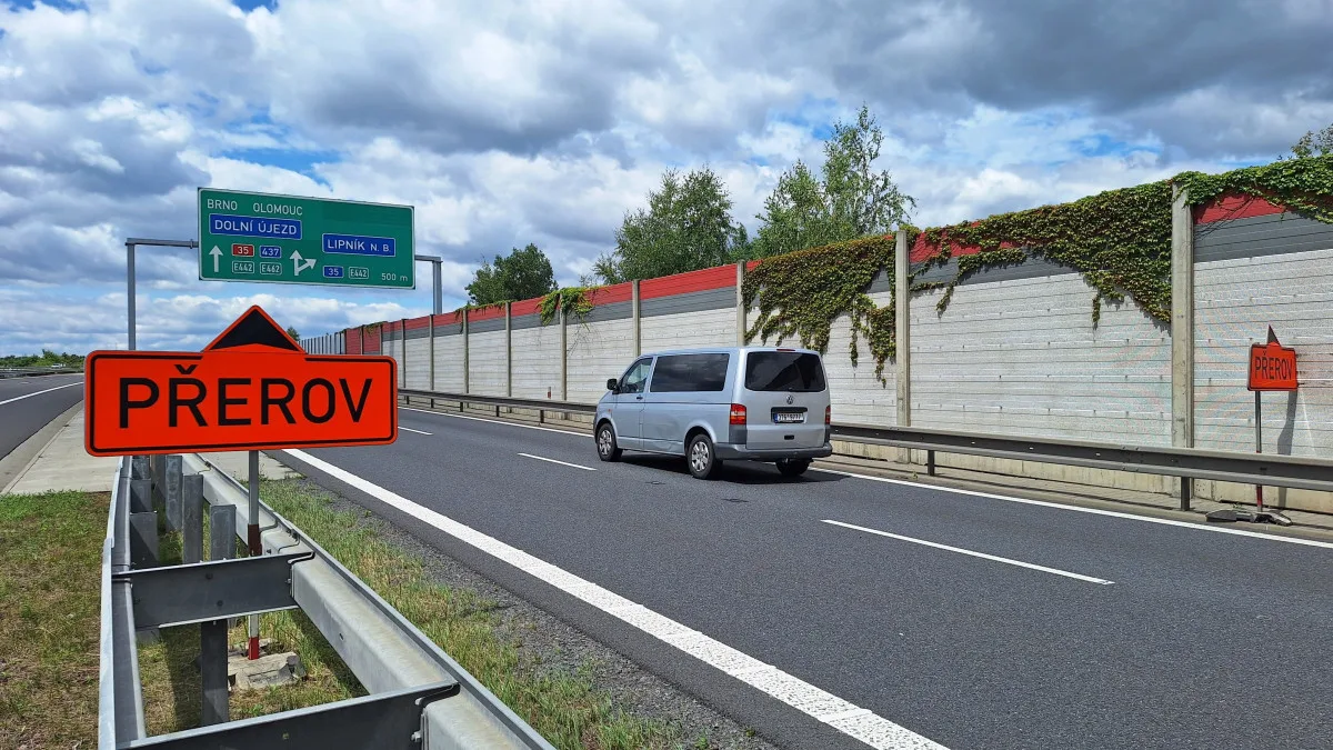 VIDEO: Už se to blíží. Otevření D1 u Přerova odblokuje provoz také u Lipníku nad Bečvou