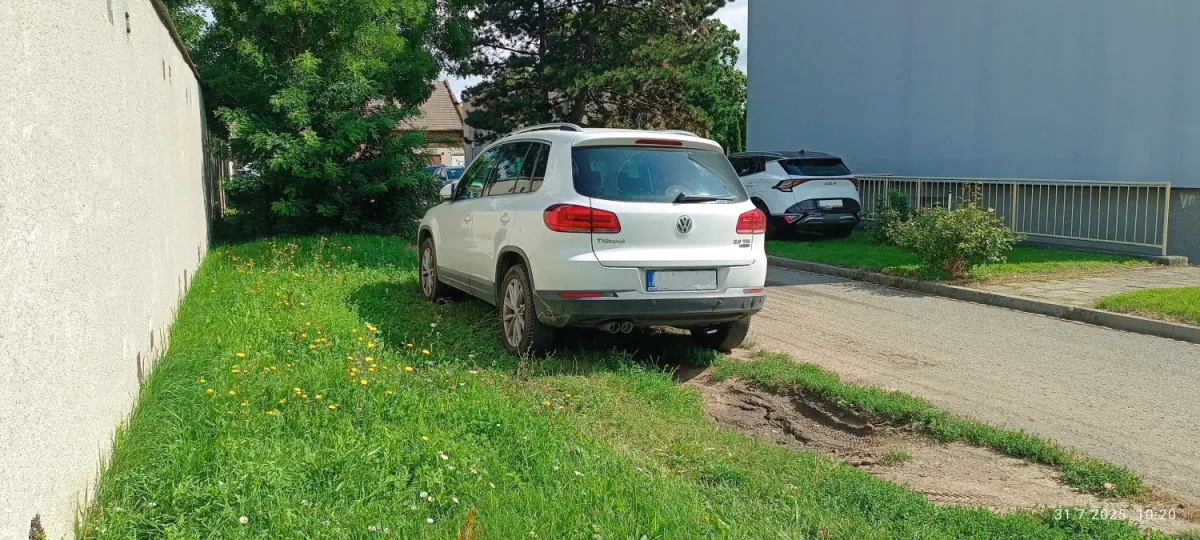 Parkování na zeleni není jen dopravní přestupek. Řidičům hrozí násobně větší pokuty