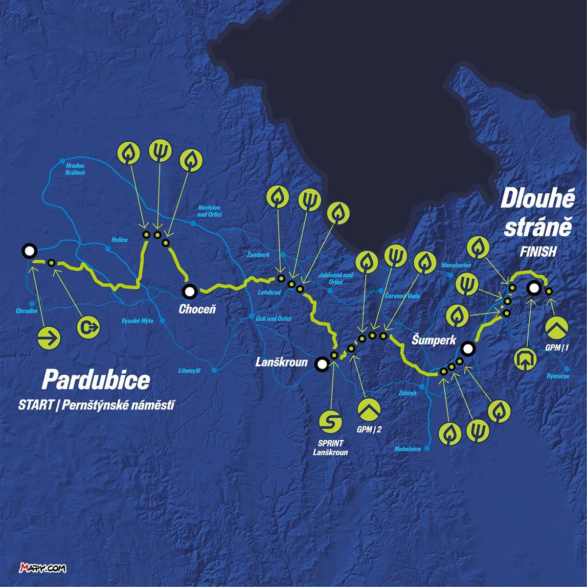 2. etapa Czech Tour 2025