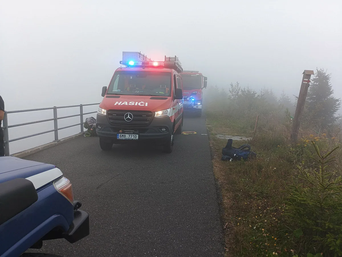 Německý ovčák vběhl v mlze do nádrže elektrárny Dlouhé stráně, prudký svah ho uvěznil