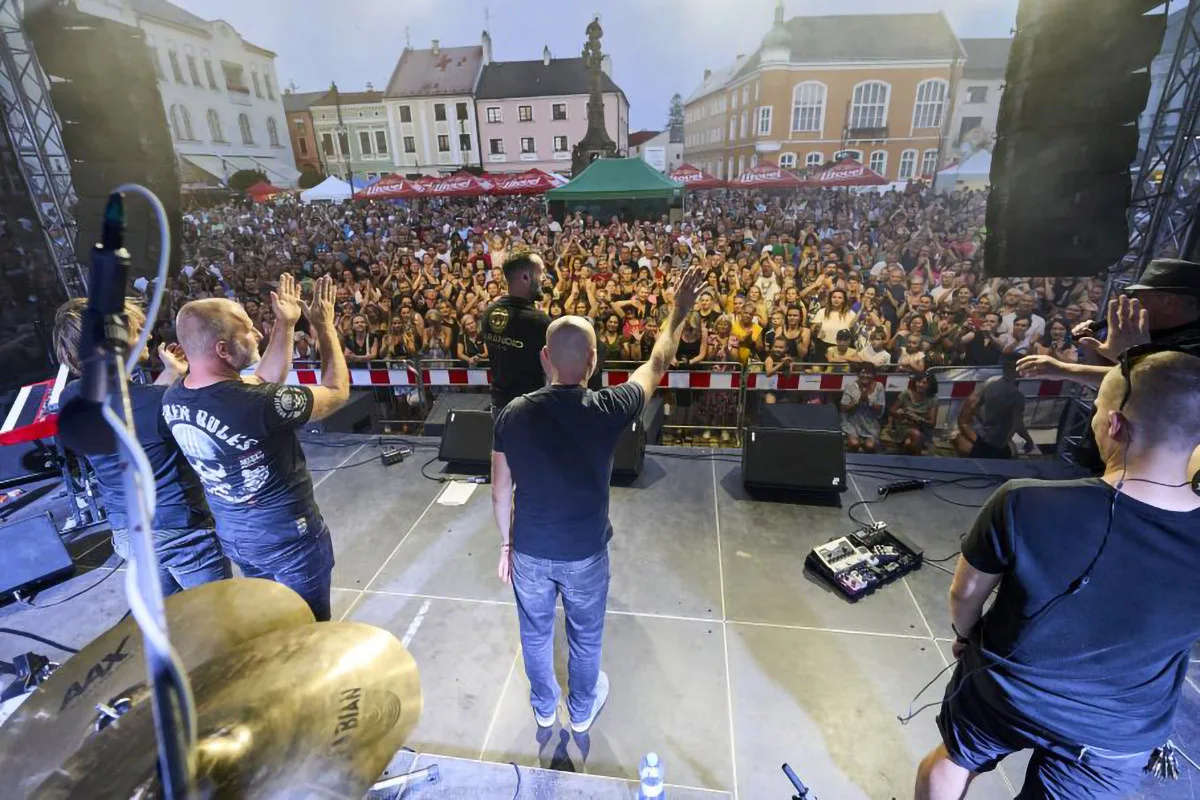 Koncert Václava Noida Bárty na Litovelských slavnostech 2024 - ilustrační foto