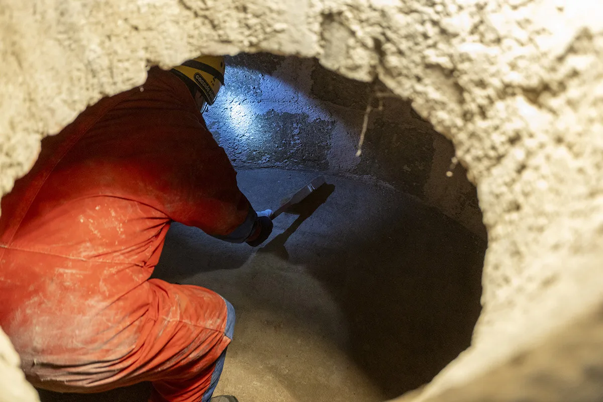 Tajemství pod olomouckým monumentem: místnost před staletími pomáhala řemeslníkům