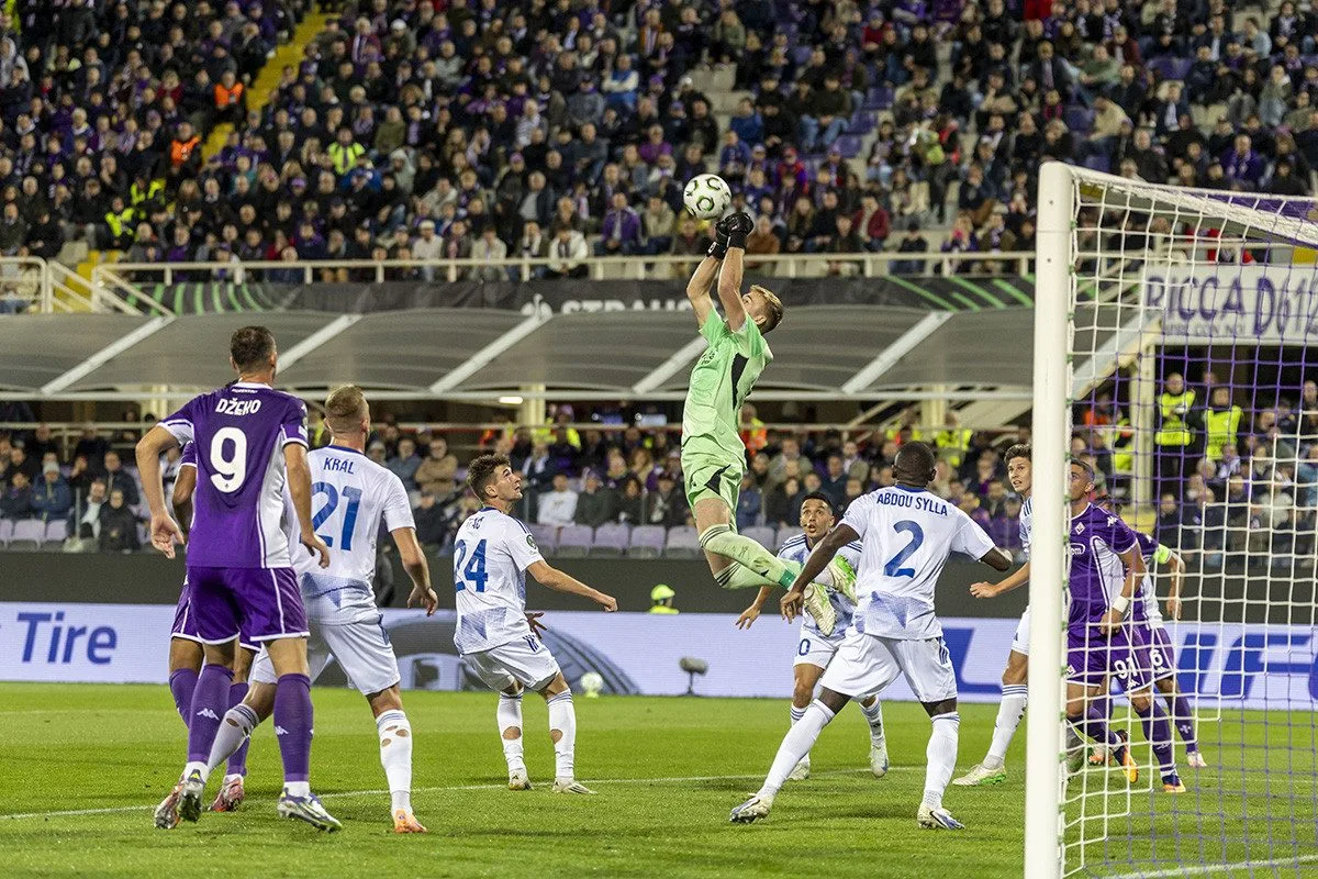 Odvážný výkon Sigmy na Fiorentinu nestačil, podruhé inkasovala z poslední akce