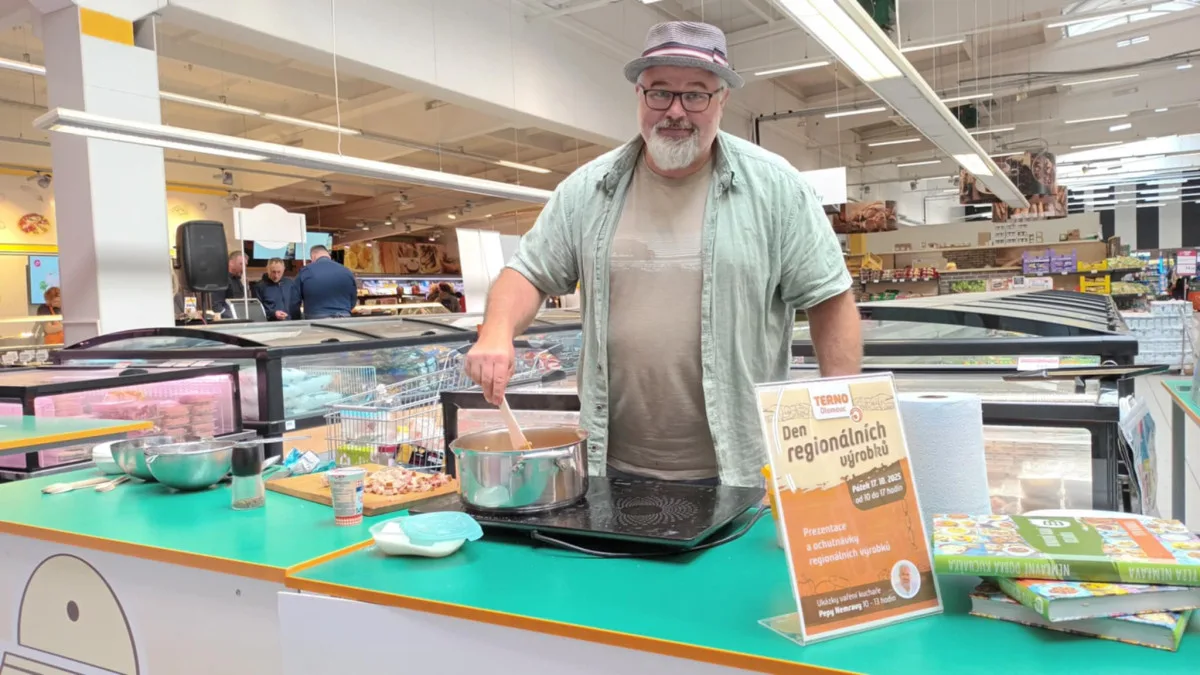 Den regionálních výrobců provoněl supermarket Terno Olomouc. Grilovalo se a vařilo
