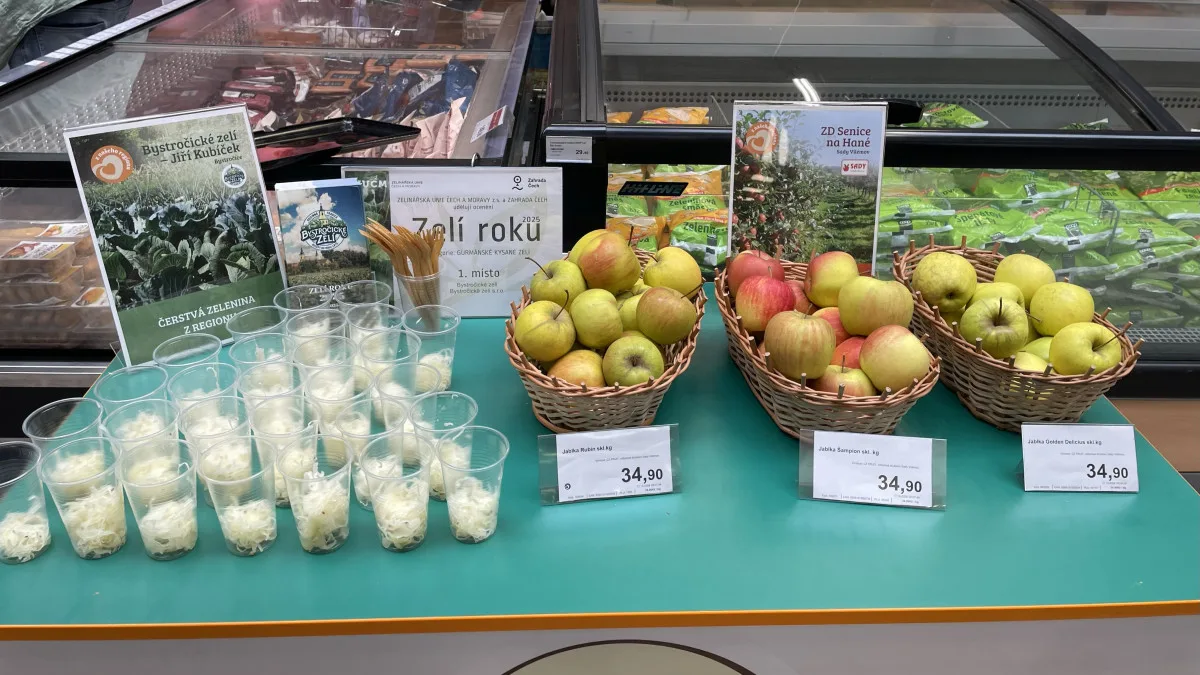 Den regionálních výrobků provoněl supermarket Terno Olomouc. Grilovalo se a vařilo