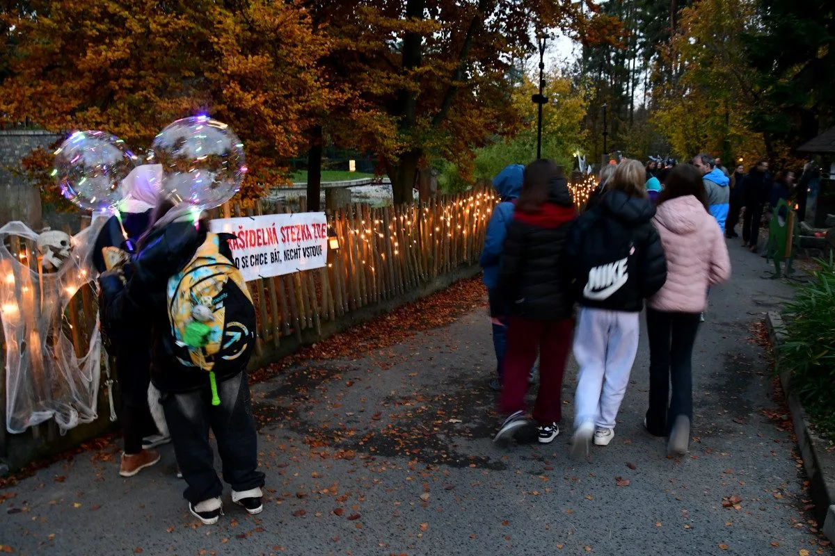 FOTOGALERIE: Strašidelné zoo praskalo ve švech, dnes je na programu světelná show
