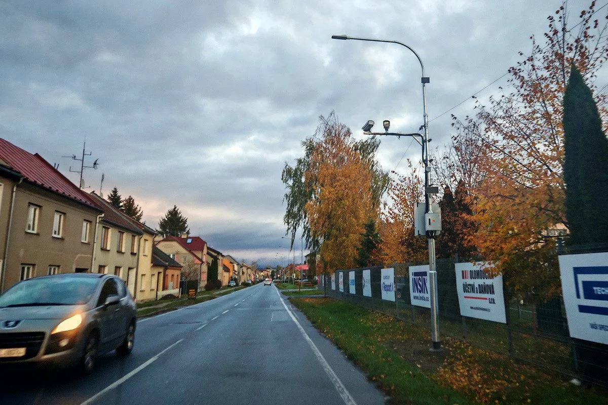 Nový radar v Olomouci na Jižní ulici