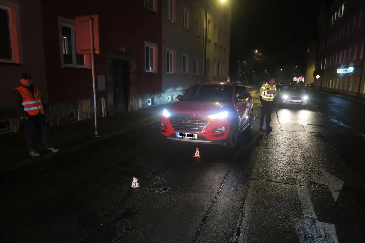 Dopravní nehoda v Šumperku
