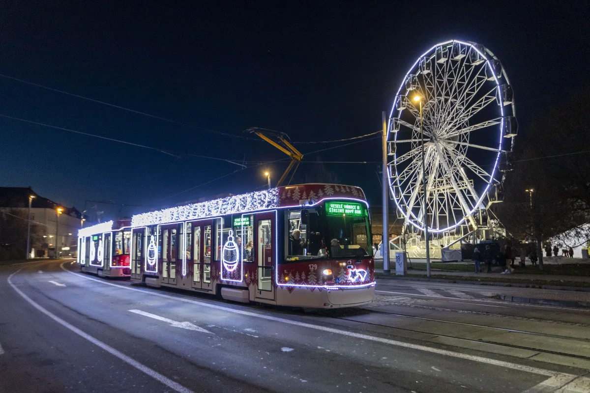 FOTO, VIDEO: V Olomouci se rozzářil vánoční strom Štědřínek