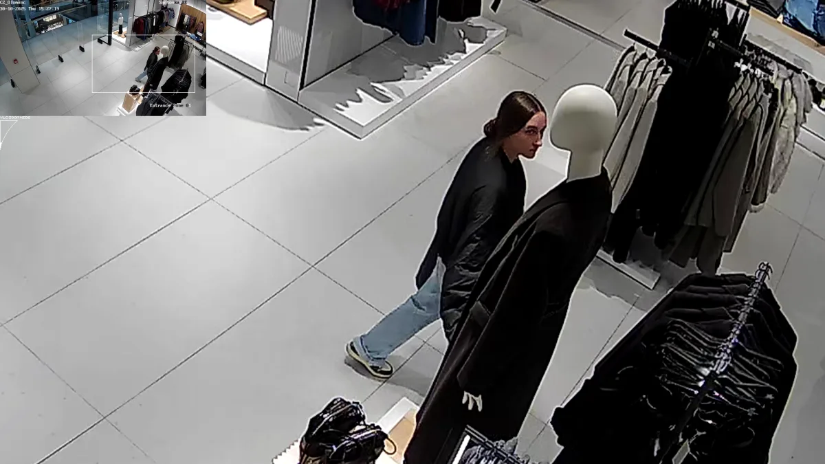 V Olomouci někdo ukradl dámské oblečení za 11,5 tisíce korun. Policie pátrá po neznámé ženě