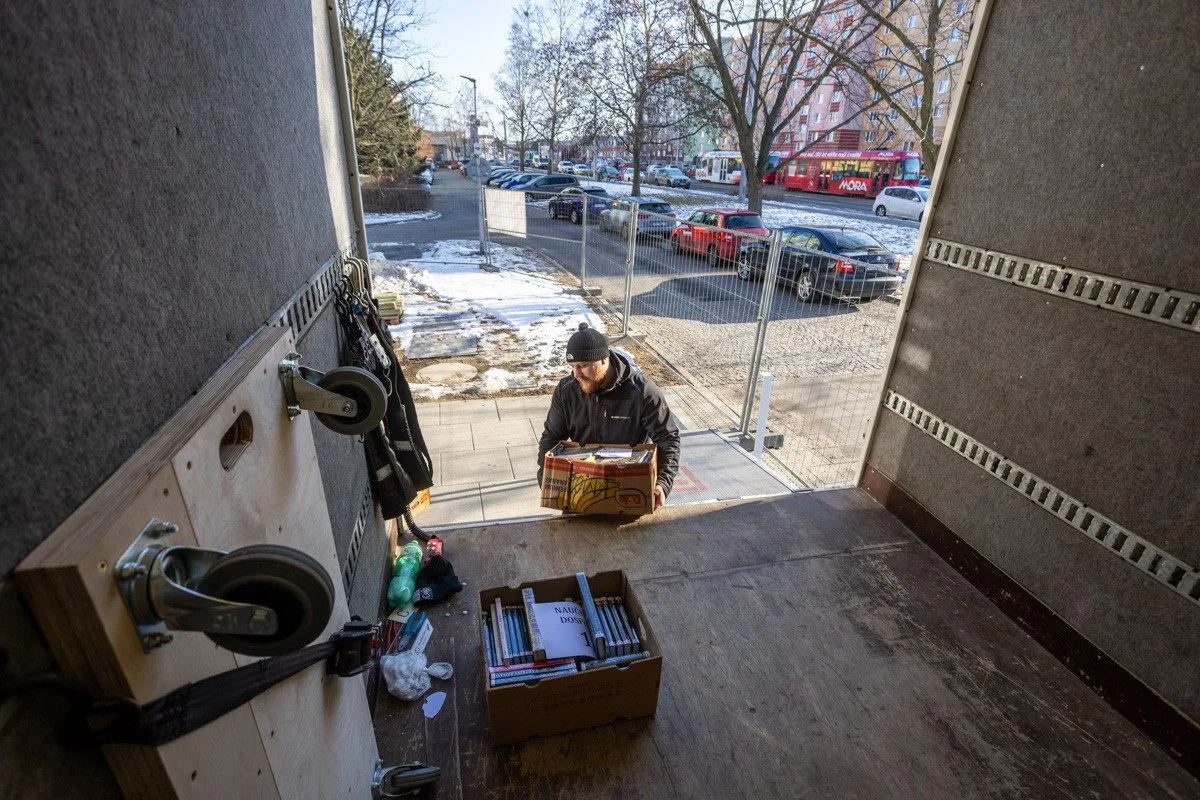 FOTOGALERIE: Tisíce knih i skluzavka. V Olomouci se brzy otevře moderní knihovna na sídlišti