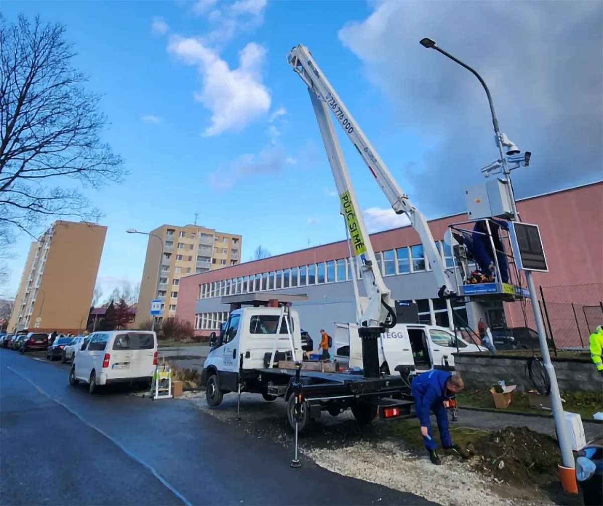 Instalace kamer v Jeseníku