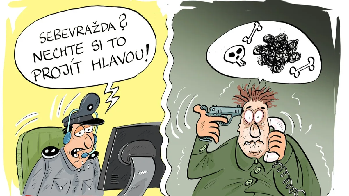ORAŽENÉ OBRÁZKY: Únorová dávka vtipů od kreslíře Jana Tatarky
