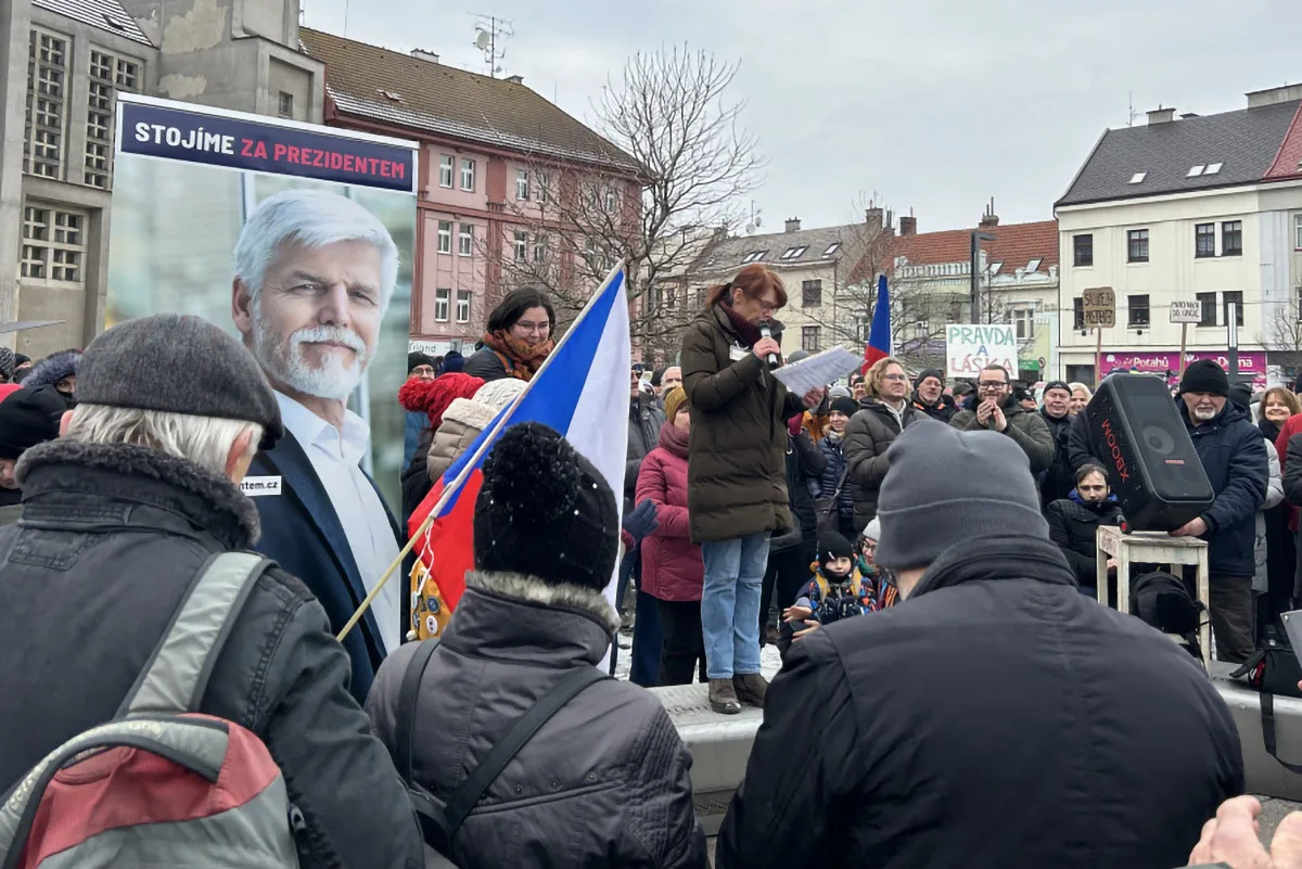 Demonstrace v Hradci Králové - ilustrační foto
