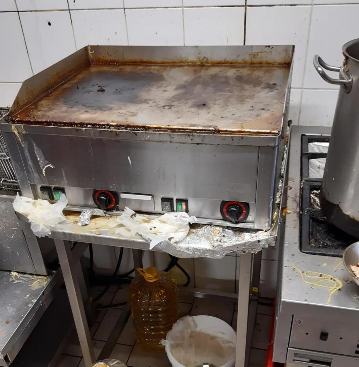 Příklad jedné ze zanedbaných provozoven nedodržujících hygienické předpisy