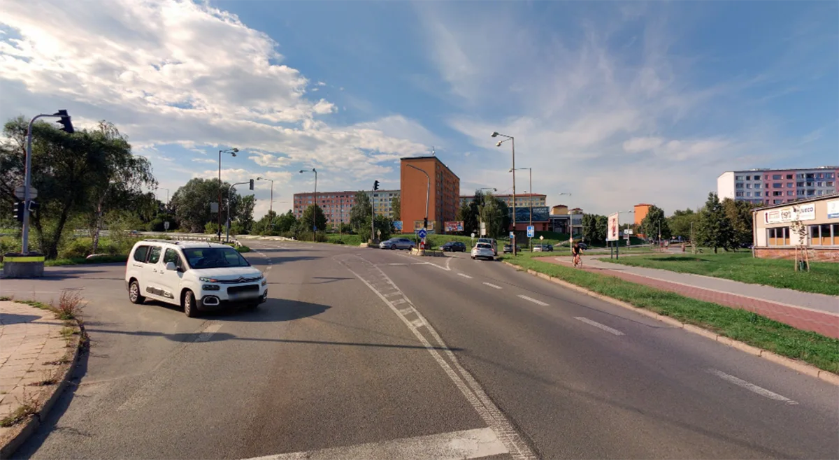 Křižovatku na okraji Přerova čeká proměna na kruhový objezd