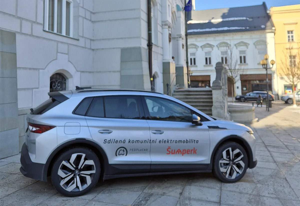 Nové sdílené elektroauto v Šumperku