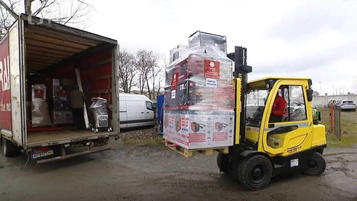 Arcidiecézní charita Olomouc poslala na Ukrajinu 126 tun humanitární pomoci