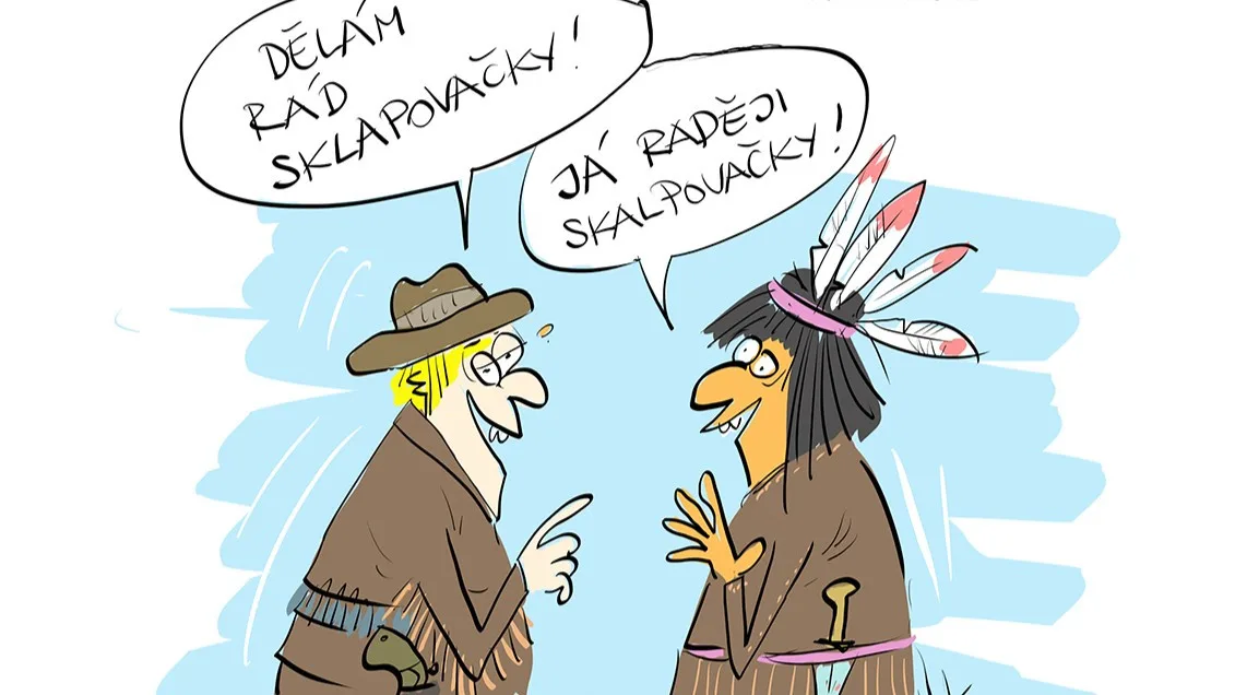 ORAŽENÉ OBRÁZKY: Květnová dávka vtipů od kreslíře Jana Tatarky
