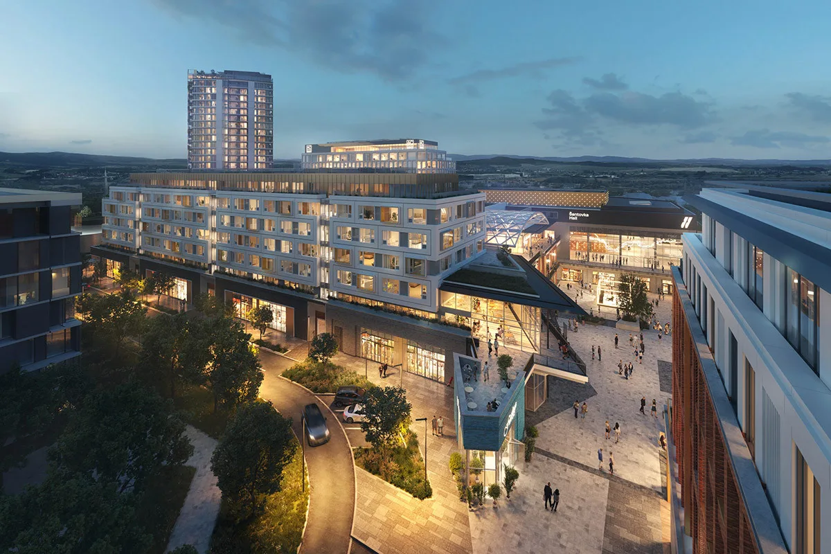 Vizualizace projektu Šantovka District v Olomouci