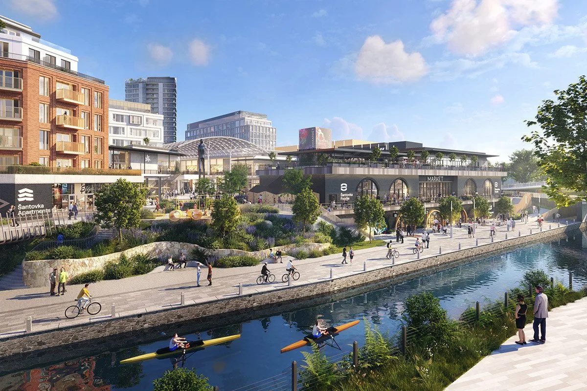 Vizualizace projektu Šantovka District v Olomouci