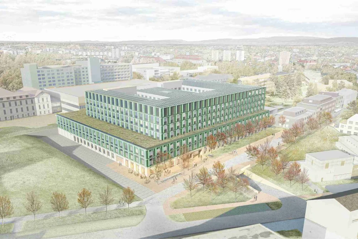 Vizualizace nového pavilonu B Fakultní nemocnice Olomouc