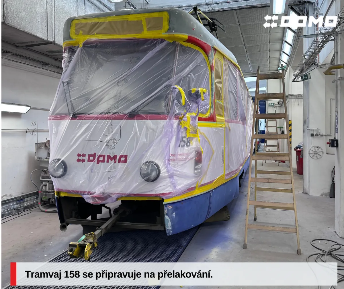 Příběh jako z filmové povídky: tramvaj z Olomouce putovala do Poděbrad, čeká ji proměna