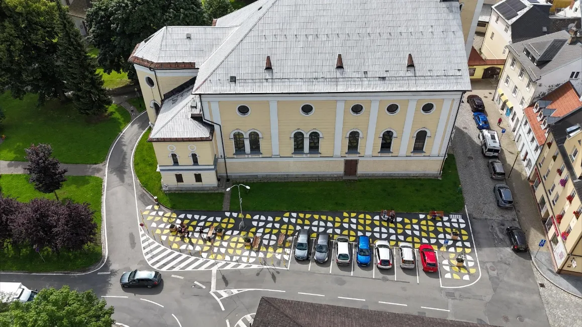 Taktický urbanismus v Jeseníku. Levná a rychlá proměna veřejného prostoru, říká místostarosta