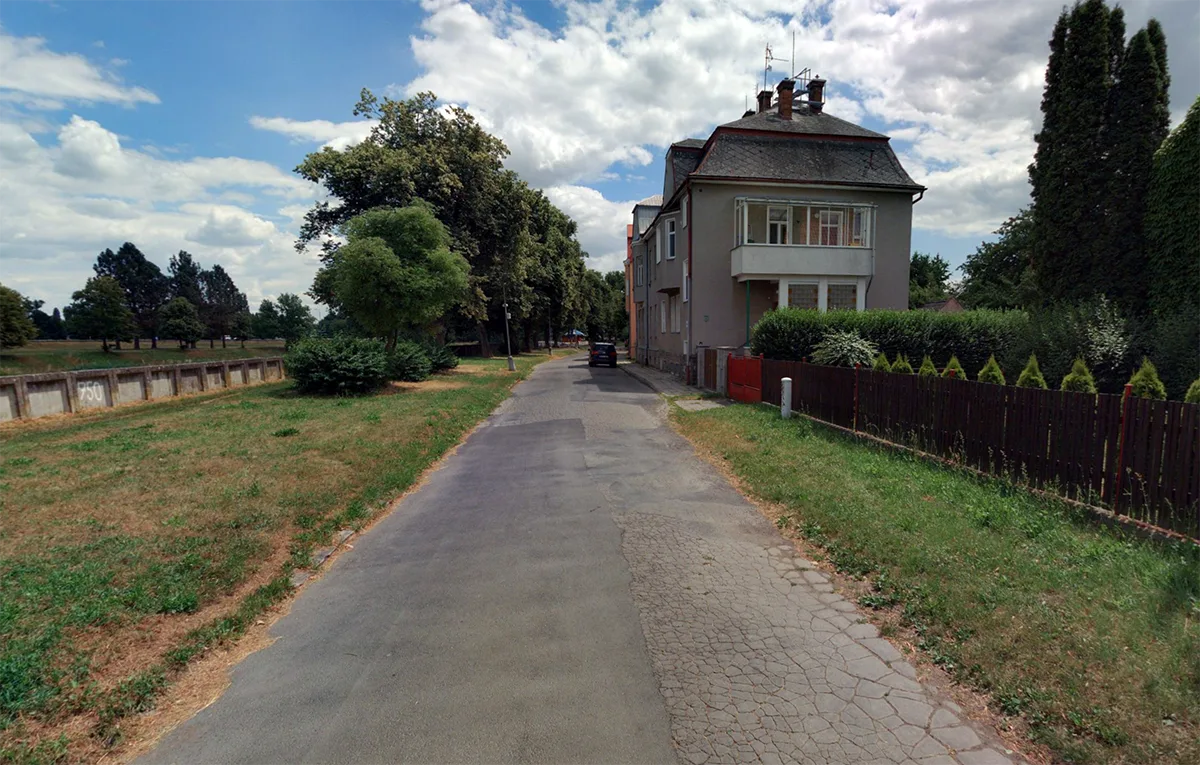 Ulice Na Letné v Olomouci