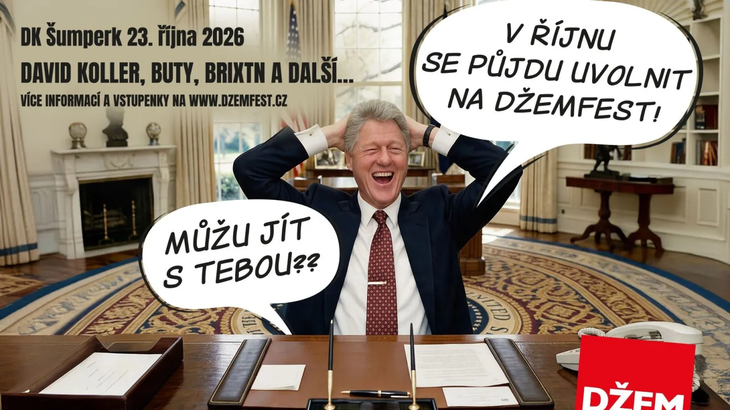 Šumperský Džemfest opět provokuje plakátem, letos s exprezidentem USA. Zve na výročí tří kapel