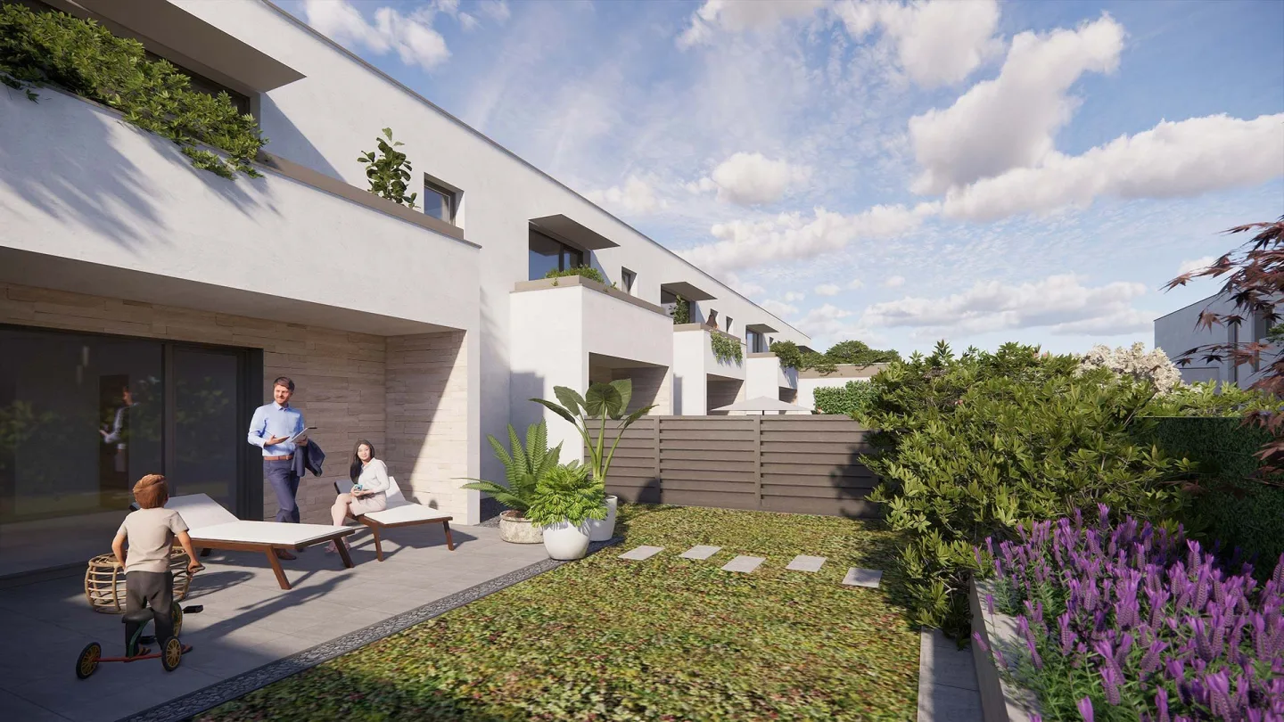 Vizualizace rezidenčního projektu u areálu firmy Czech-Gen v Olomouci-Černovíře