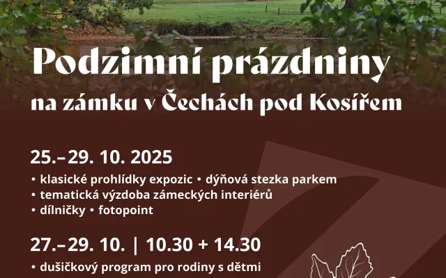 Podzimní prázdniny na zámku