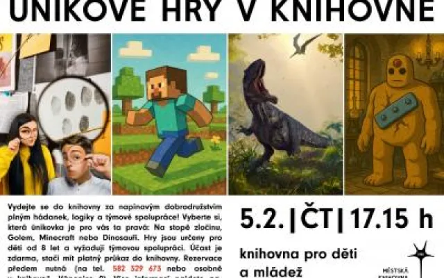 Únikové hry v knihovně