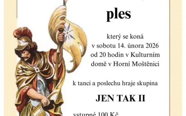 Ples SDH Horní Moštěnice 2026