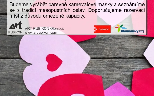 Tematicky tvořivé sobotní dopoledne pro děti: papírové tvoření aneb srdce kam se podíváš