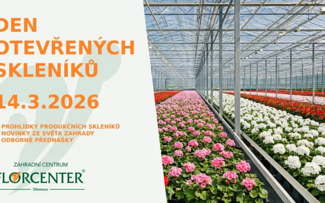 Den otevřených skleníků ve Florcenter Olomouc