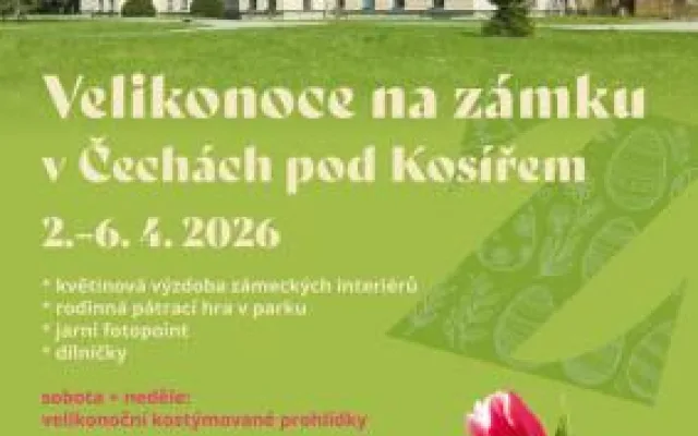 Velikonoce na zámku v Čechách pod Kosířem