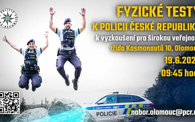 Červnové policejní fyzické testy na zkoušku pro veřejnost