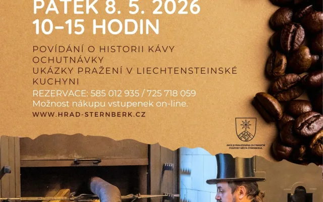 Historická kafírna na hradě Šternberk