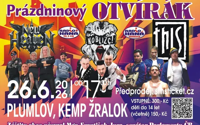 Prázdninový OTVÍRÁK