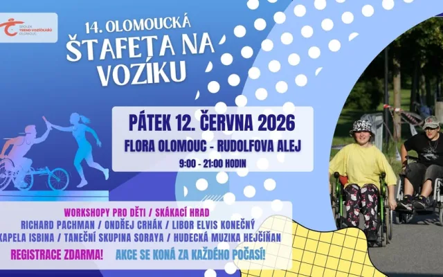 Olomoucká štafeta na vozíku 2026