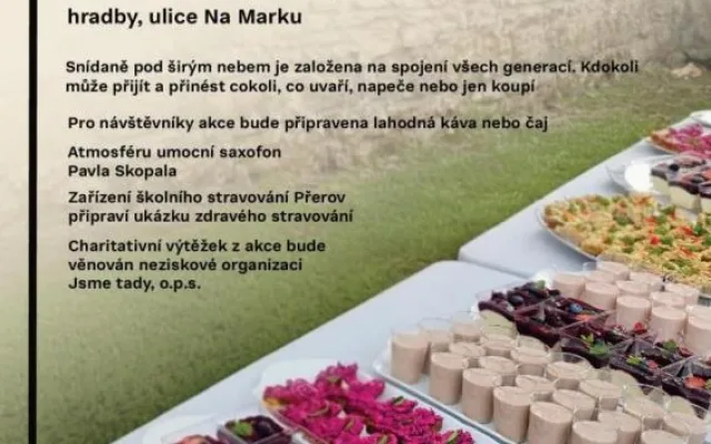 Komunitní snídaně pod hradbami