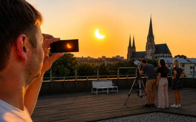 Pozorování zatmění Slunce a Perseid